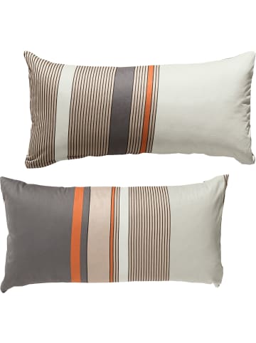 Erwin Müller Single-Jersey Kissenbezug in beige-grau