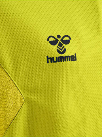 Hummel Hummel Zip Jacke Hmlauthentic Multisport Unisex Kinder Atmungsaktiv Feuchtigkeitsabsorbierenden in BLAZING YELLOW