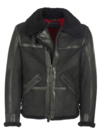 Tommy Hilfiger Kunstlederjacke für Herren in schwarz in schwarz