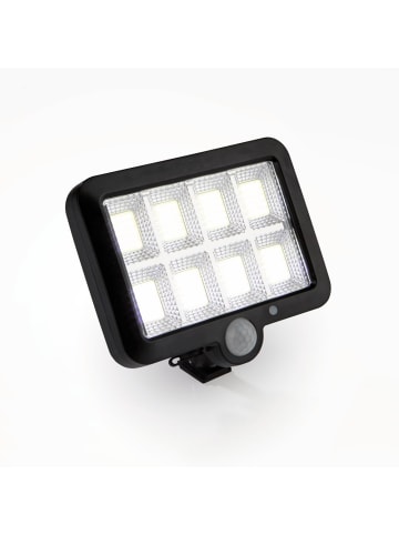 EASYmaxx Solar-Strahler 3,7V schwarz mit Bewegungsmelder Schwarz