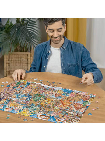 Ravensburger Ravensburger Puzzle 1.000 Teile Das Dorf der Weihnachtsplätzchen in bunt