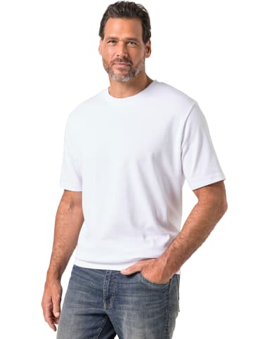 JP1880 Kurzarm T-Shirt in schneeweiß