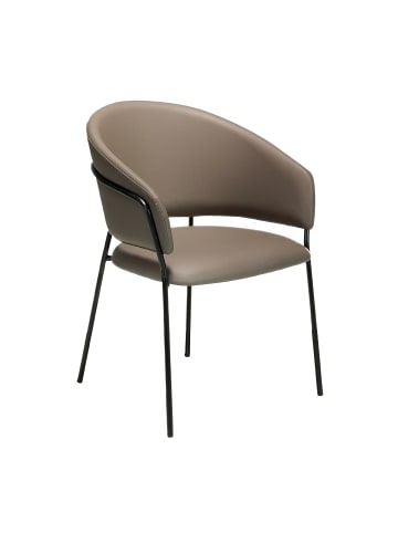 Angel Cerdá Stuhl 4088 in Walnuss/Nerz – (B)57 x (H)81 x (T)61 cm