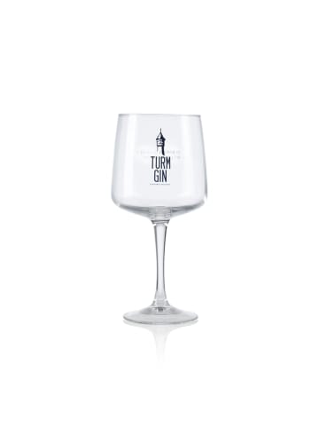 Turm Gin Copa Glas mit Logo und Schriftzug - 720 ml - 2er-Set