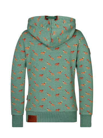 naketano Sweat Hoody Darth Pine Green Melange (Small Deers)