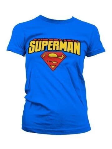 Superman Shirt in Blau