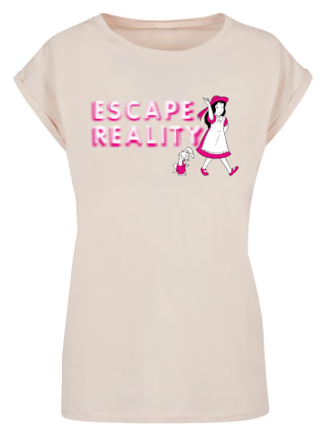 F4NT4STIC T-Shirt Alice im Wunderland Escape Reality in Whitesand