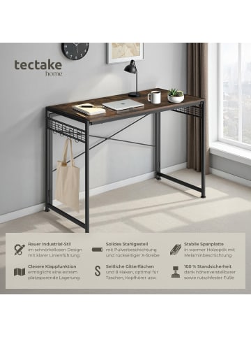 tectake Computertisch Paterson klappbar 102x51x77cm