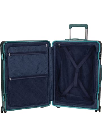 American Tourister Trolley Soundbox Alu Spinner 68 in Dusty Turquoise