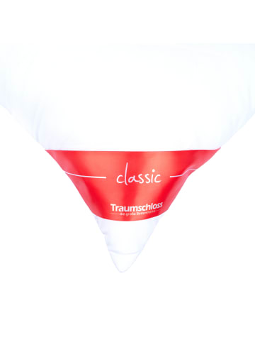 Traumschloss Classic Rot Nackenstützkissen in weiß