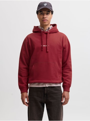 Jack & Jones Kapuzenpullover in Rio Red