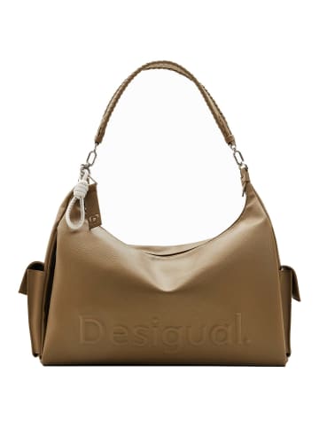 Desigual Half Logo 24 Kaki Brasilia - Schultertasche 40.5 cm (green) in grün