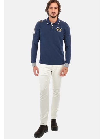 La Martina Poloshirt 'Wolfe' in blau