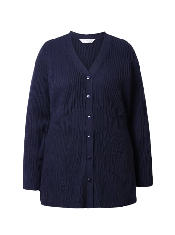 MIAMODA Strickjacke in dunkelblau