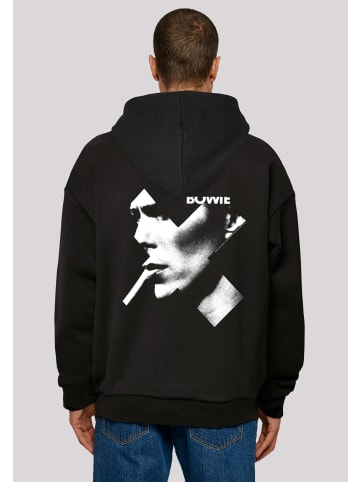 F4NT4STIC Ultra Heavy Hoodie David Bowie Smoke in schwarz