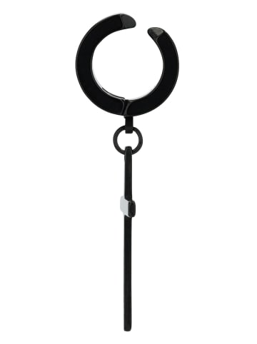 Adeliás Unisex Anhänger – Kreuzanhänger aus Edelstahl in schwarz