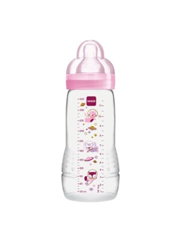 MAM Babyflasche Easy Active, Weithals, 330 ml, ab 4M in Rosa