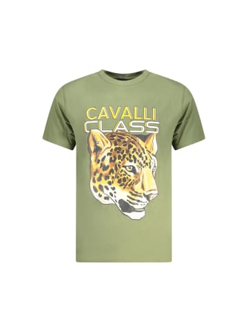 cavalli CLASS Grün Herren T-Shirt aus Baumwolle