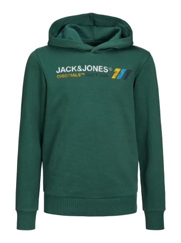 JACK & JONES Junior Kapuzen-Sweatshirt in trekking green