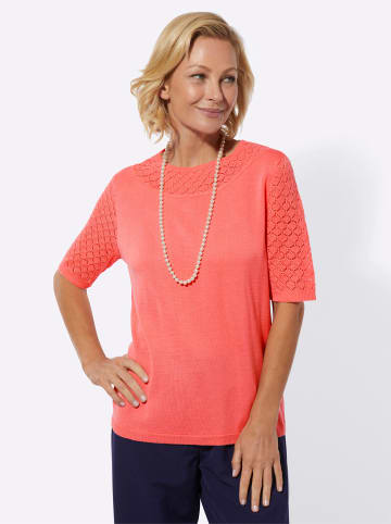 WITT WEIDEN Ajour-Pullover in flamingo