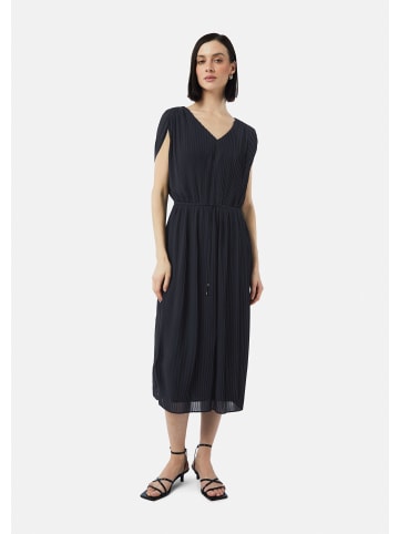 comma Kleid lang in Blau