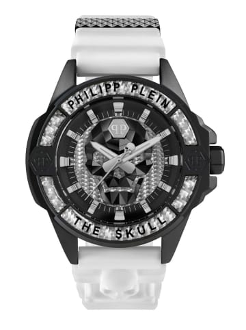 Philipp Plein Philipp Plein Herrenuhr The $kull Carbon Fiber in weiß