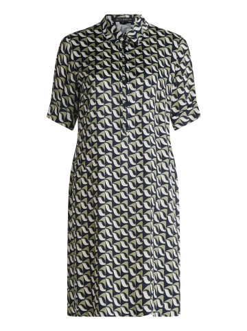 Betty Barclay Hemdblusenkleid mit Aufdruck in Dark Blue/Green