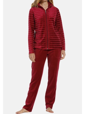 Pastunette Homewear Anzug Nikki in Dark Red