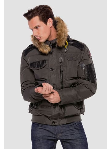 Cipo & Baxx Bomberjacke in Khaki