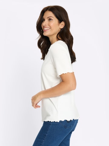 Sieh an! Kurzarm-Shirt in ecru