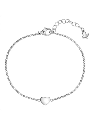 Glanzstücke München Armband Herz aus Edelstahl in silber