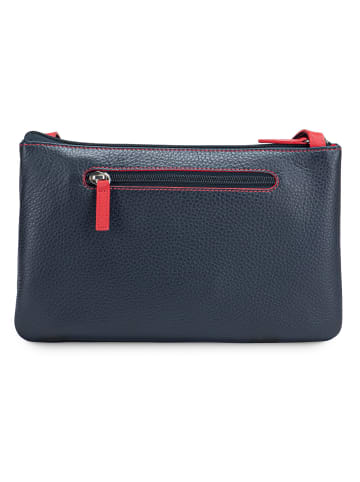 MYWALIT Umhängetasche Leder 25 cm in blue