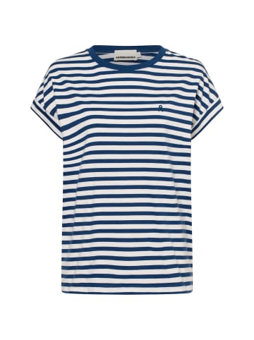 armedangels T-Shirt Idaara in blau weiß