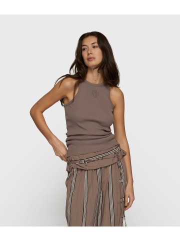 10Days Tank Top Rib in Moonrock