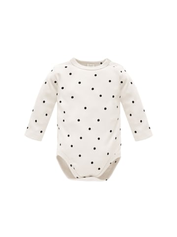 Pinokio Langarmbody Punkte in weiss