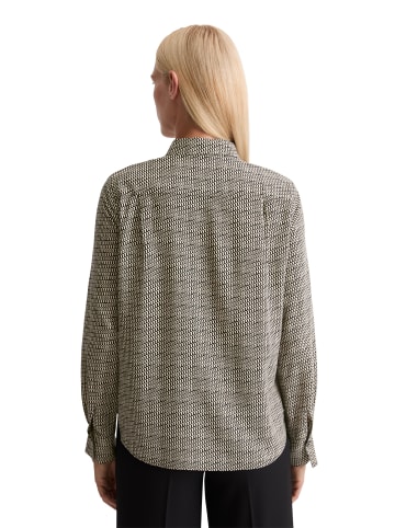 Marc O'Polo Allover-Print-Bluse regular in Offwhite