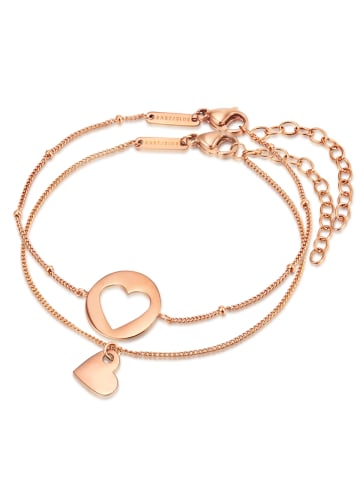 Eastside NY 2er Set Armbänder Edelstahl roségold in roségold