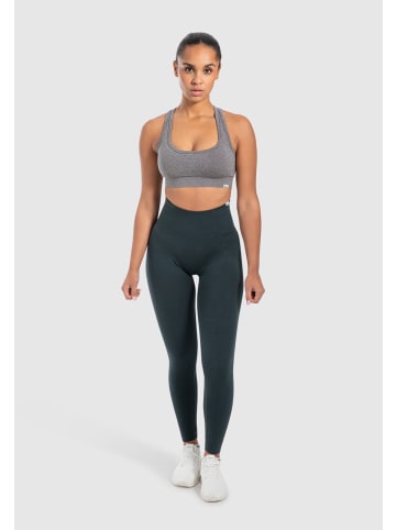 SMILODOX Sport BH Louisa in Anthrazit Melange