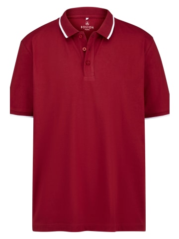 Boston Park Poloshirt in dunkel rot