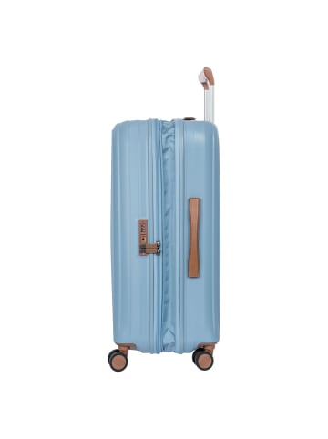 BRIC`s Taormina 4 Rollen Trolley M 69 cm mit Dehnfalte in sky
