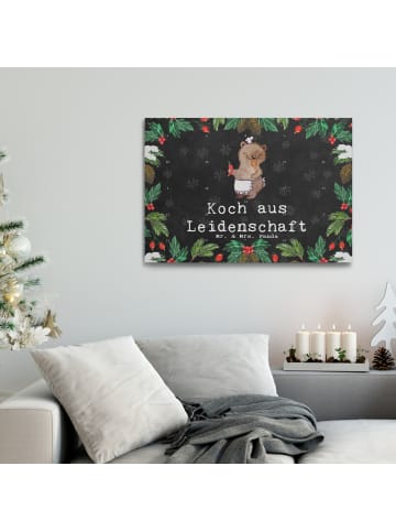 Mr. & Mrs. Panda Tee Adventskalender Koch Leidenschaft mit Spruch in Kreidetafel