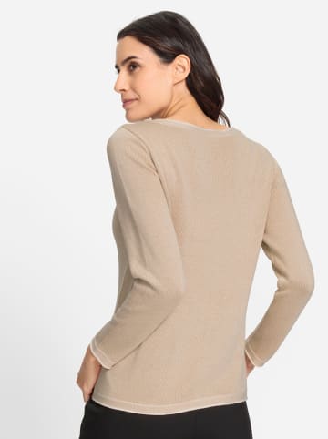 WITT WEIDEN Pullover in elfenbein-beige-gemustert