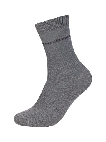 Marc O'Polo Socken Classics Organic Rib 6er Pack dark grey melange