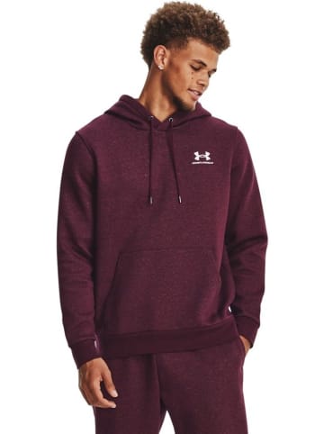 Under Armour Hoodie "UA Essential Fleece Hoodie" in Rot