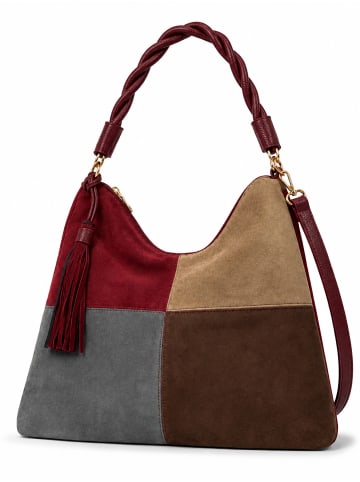 collezione alessandro Schultertasche " Patchwork " in rot