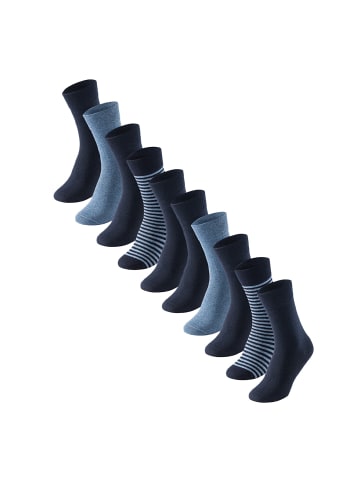 Schiesser Socken Bluebird in Dunkelblau / Grau