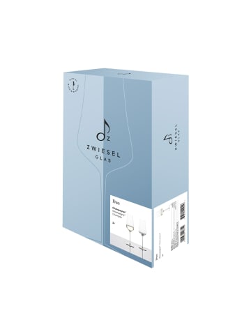 Zwiesel Glas 2er Set Champagnergläser Duo in Transparent 378 ml