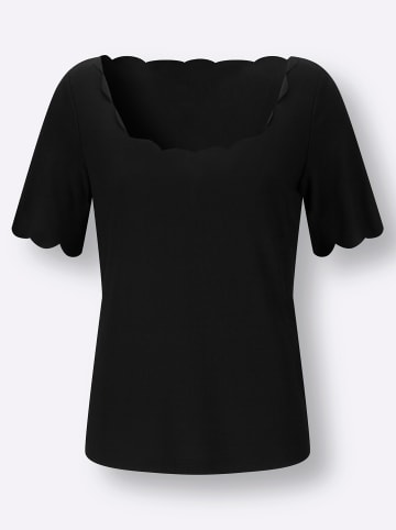 creation L Shirt in schwarz