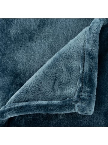 Atmosphera Créateur d'intérieur Kuscheldecke in blau