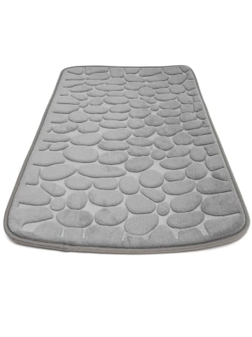 Intirilife Duschvorleger Badmatte in GRAU